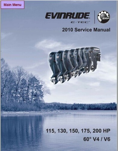 2010 evinrude tec - 2010, e-tec