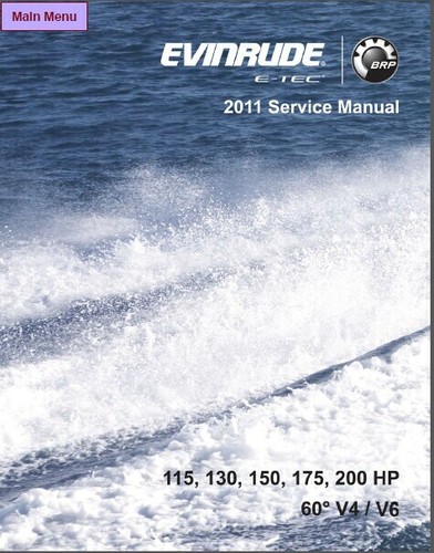 2011 evinrude tec - evinrude, 130