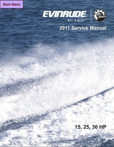 2011 evinrude tec 25 30 - evinrude, 15
