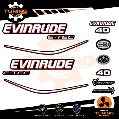 Kit adesivi motore marino - motore,