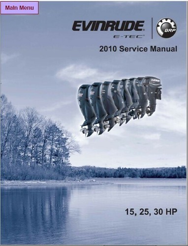 2010 evinrude tec - 15, 30